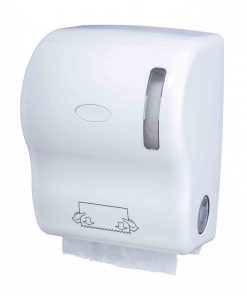 Distributeur essuie mains blanc