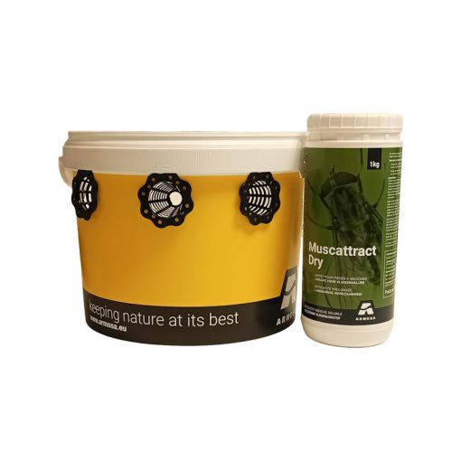 Seau à mouches Muscado + Attractif 1 kg